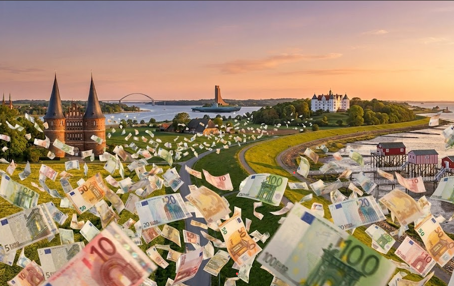 Staatliche Teilfinanzierung – Geldscheine